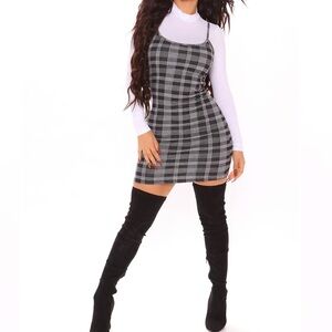 Plaid Mini Dress